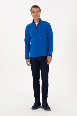 Erkek Koyu Mavi Basic Sweatshirt Sepette S_rpriz _ndirim - U.s. polo assn фото 4