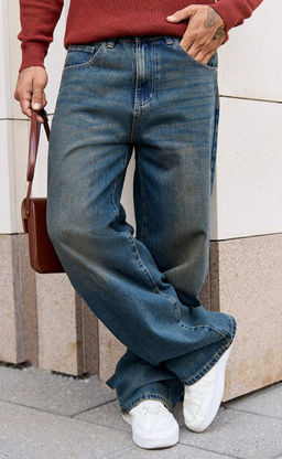 Джинсы муж F621-0131 blue