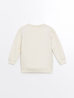 Bisiklet Yaka Uzun Kollu Erkek Bebek Sweatshirt - Waikiki фото 2