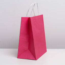 Пакет крафтовый Pink, 22 25 12 см - Дарите счастье фото 2