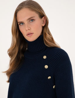 Lacivert Comfort Fit Kazak - Pierre cardin фото 2