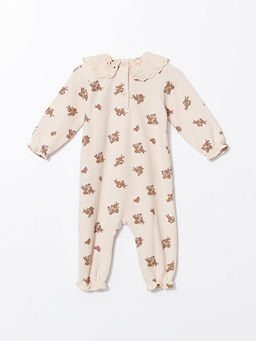 Bebe Yaka ?i?ekli K?z Bebek Tulum - Waikiki фото 3