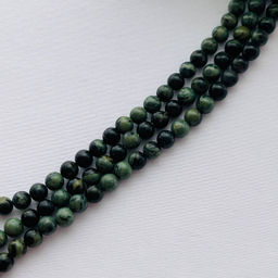 Бусины для украшений из Яшмы "Камбаба" (82 бусины) 37 см