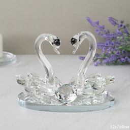 Сувенир из хрусталя Лебеди / GT799 /уп 48/ - ГалеонТрейд фото 5