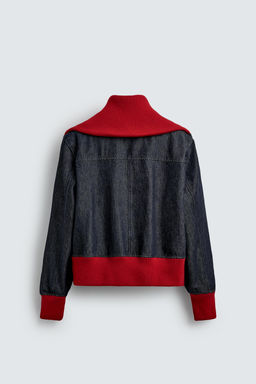 RIB DENIM JACKET HARRY LAMBERT FOR ZARA X DISNEY  фото 9