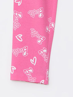 Beli Lastikli Barbie Bask?l? K?z ?ocuk Pijama Alt - Waikiki фото 2