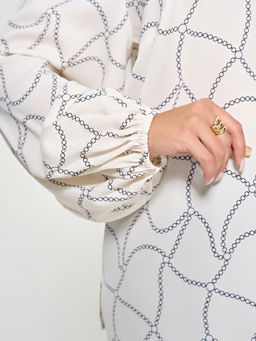 Блузка 0059-27п топленое молоко