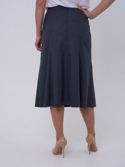 юбка ,расклешенная от колена к низу, на подкладке - Трика фото 6