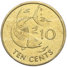 Монета 10 центов 2003 года Сейшелы