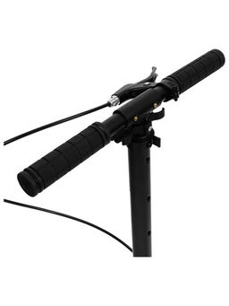 Самокат городской GRAFFITI Technology 200, складной, колёса PU 200 мм, ABEC 7, амортизатор задний, чёрный