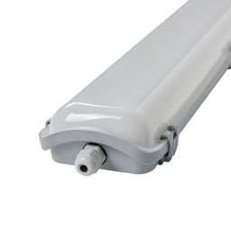 ULO-C41A T8x2/L128 IP65 WHITE Светильник линейный накладной. Без ламп. Цоколь G13, под лампы Т8 (2х20Вт). TM Uniel