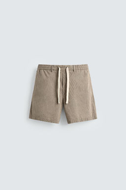 BERMUDA RELAXED FIT ALGOD?N - LINO / Marr?n - Zara фото 6