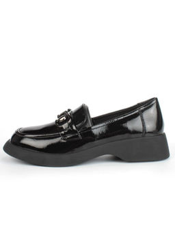 03-DCO137-5 BLACK Лоферы женские (натуральная кожа)