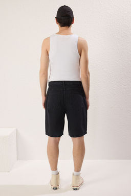 TRENDYOL MAN Mavi Baggy Fit More Sustinable Kot Sort TMNSS25SR00054 - Trendyolmilla фото 4