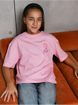 Футболка "Сахар" розовый Девочка