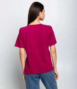 Футболка #КТ643 (1), сливовый