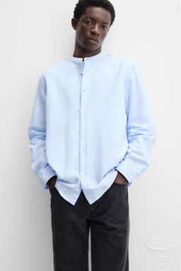 COTTON - LINEN SHIRT - Zara фото 5