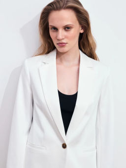 Однобортный жакет из тенселя ZR2605022506-1 / Zarina