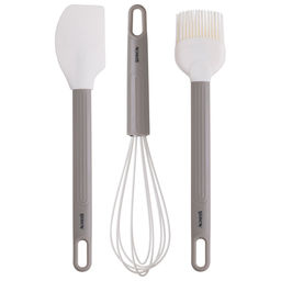 НАБОР: ВЕНЧИК, ЛОПАТКА, КИСТОЧКА AGNESS, 3 ПРЕДМЕТА