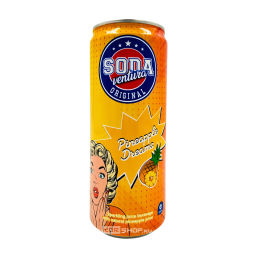Газированный напиток б/а с ананасовым соком Вентура/Pineapple Dreams Soda Ventura Rita, Вьетнам, 330 мл