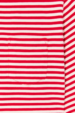 LIMITED EDITION STRIPED CROPPED T-SHIRT WITH POCKET - Zara фото 8