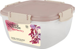 Контейнер д/продуктов Sugar&Spice Barberry/Wood квадратный 1л арт.SE2243