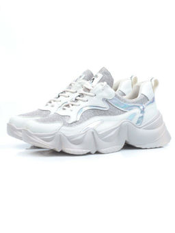 05-FDG101-2P WHITE Кроссовки женские (натуральная кожа)