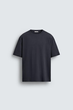 CAMISETA HEAVYWEIGHT B?SICA / Azul - Zara фото 6
