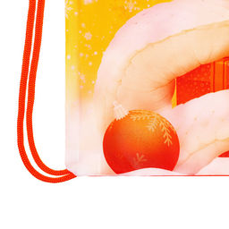 Мешок новогодний под сладости «Змея» (мягкий полиэстер, плотность 210D) 29×34 см