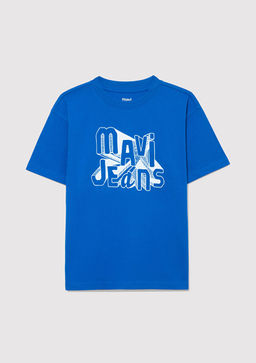 Mavi Jeans Bask?l? Mavi Tisort