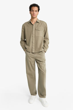%100 Pamuk Baggy Fit Pantolon - Defacto фото 3
