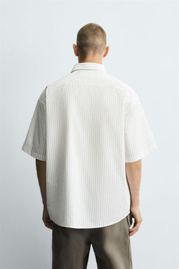 EMBROIDERED STRIPED SHIRT - Zara фото 3