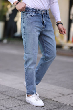 Ac?k Mavi Boyfriend Kot Pantolon Jeans TMNAW25JE00020