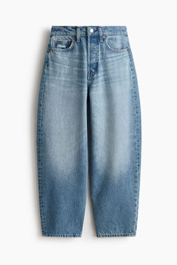 Barrel High Waist Ankle Jeans