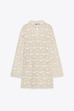 ZW COLLECTION CROCHET MINI DRESS - Zara фото 8