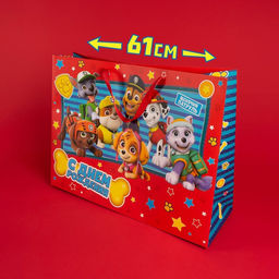 Пакет подарочный «С днём рождения»,61х46х20 см, упаковка, Щенячий патруль