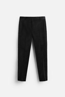 SLIM FIT CORDUROY TROUSERS - Zara фото 6