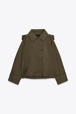 ZW COLLECTION WATER-REPELLENT TRENCH COAT - Zara фото 6