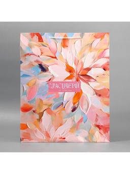 Пакет подарочный ламинированный, упаковка, Палитра цвета, 40?49?15 см