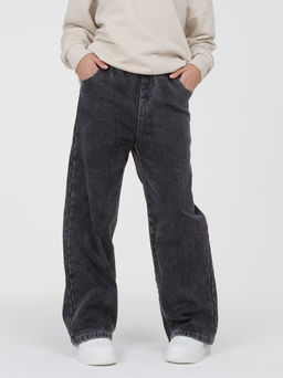 Джинсы-трубы утеплённые для девочек - Синий мир фото 11