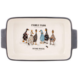 БЛЮДО ДЛЯ ЗАПЕКАНИЯ AGNESS FAMILY FARM ПРЯМОУГ.2,8 Л 33,5*19,5*7,5 СМ  фото 4