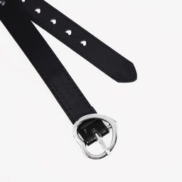 Ремень детский, ширина 2.4 см, пряжка металл, цвет чёрный - Simaland фото 2