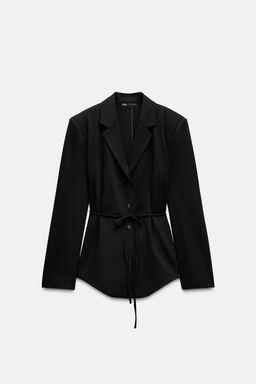 BLAZER WITH BELT - Zara фото 4