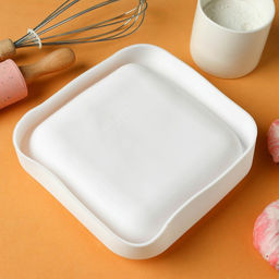 Форма для муссовых десертов и выпечки KONFINETTA Квадро, силикон, 18,5?5 см, цвет белый  фото 8