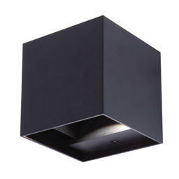 ULU-S55B-2x3W/3000K+4000K+6000K IP65 BLACK Светильник светодиодный уличный. Архитектурный накладной. С переключателем цвета свечения. Теплый(3000K)/Белый(4000K)/Дневной(6000K). Корпус черный. TM Uniel