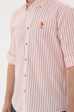 Мужская рубашка с длинным рукавом RED - U.s. polo assn фото 13