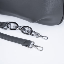 Сумка-багет на молнии, цвет серый - Simaland фото 7