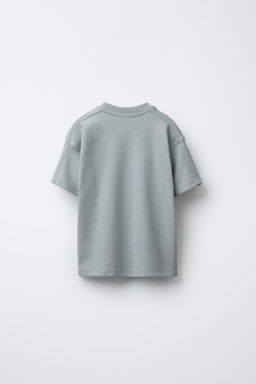 LABEL INTERLOCK T-SHIRT AND BERMUDA SHORTS SET - Zara фото 3