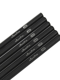 Набор карандашей чернографитных, 6 штук (14 В, 10 В, 8 В, 6 В, 4 В, 2 В)