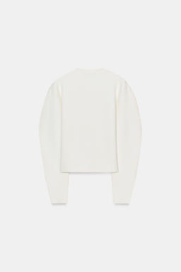 DOUBLE-BREASTED KNIT CARDIGAN - Zara фото 3